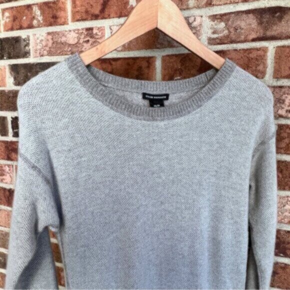 Club Monaco * Wool Cashmere Angora Gray Sweater Dress EUC - Picture 11 of 15